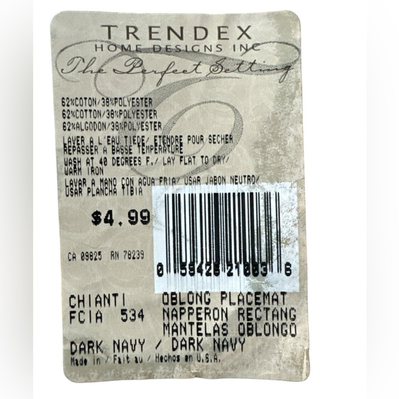 EC Placemats Set 6 - Picture 5 of 5